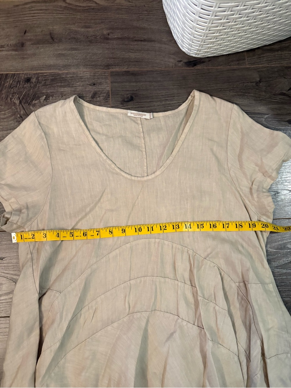 Marisa&Marie Linen dress 100% Italian Linen size large - Picture 15 of 16
